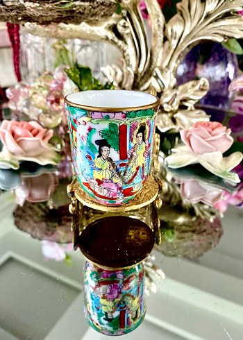 El Boyama Tekli Kulpsuz Fincan - Görsel 2