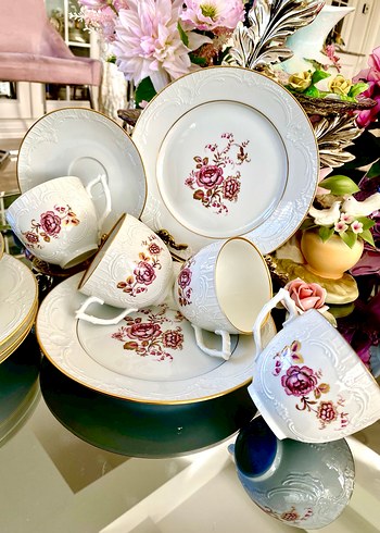 Fürstenberg Philippine Trio Fincan - Görsel 7