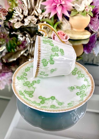 LİMOGES Antika Fincan Seti - Görsel 11