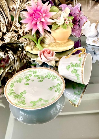 LİMOGES Antika Fincan Seti - Görsel 15