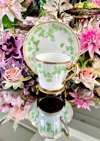 LİMOGES Antika Fincan Seti - Görsel 3