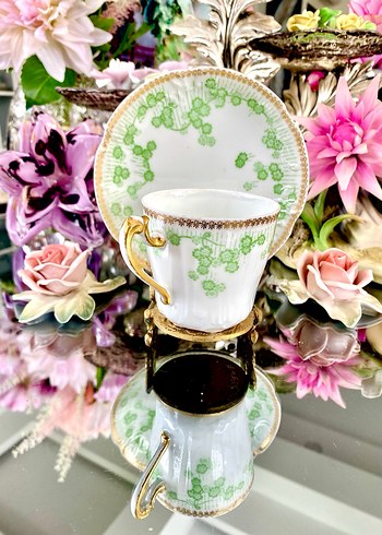 LİMOGES Antika Fincan Seti - Görsel 5