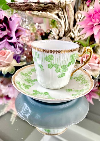 LİMOGES Antika Fincan Seti - Görsel 9