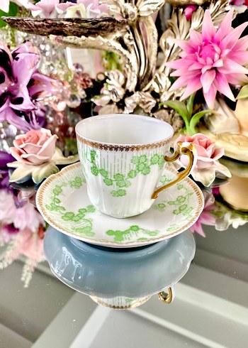 LİMOGES Antika Fincan Seti - Görsel 13