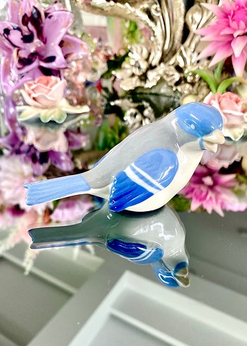 Lippelsdorf Porselen Kuş Figürü - Görsel 8
