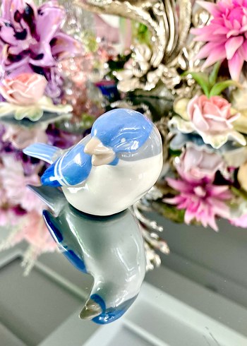 Lippelsdorf Porselen Kuş Figürü - Görsel 6