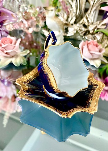 Antika Tharaud Limoges Fincan Seti - Görsel 12