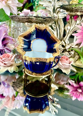 Antika Tharaud Limoges Fincan Seti - Görsel 2