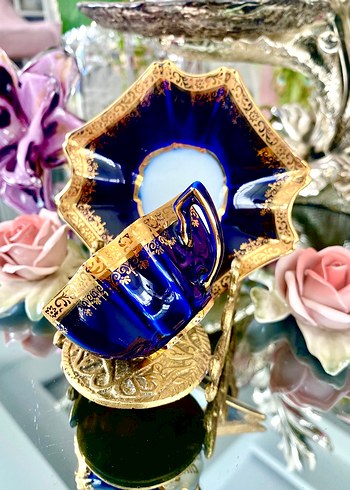 Antika Tharaud Limoges Fincan Seti - Görsel 3