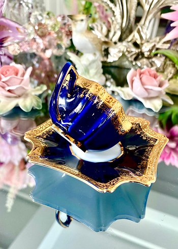 Antika Tharaud Limoges Fincan Seti - Görsel 10