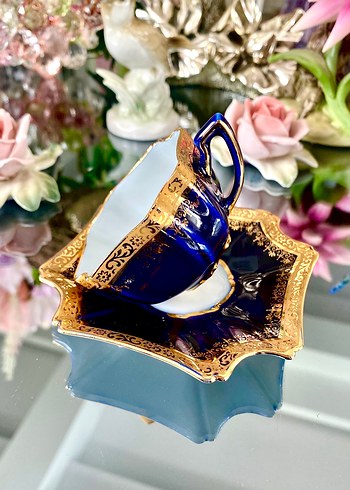 Antika Tharaud Limoges Fincan Seti - Görsel 9