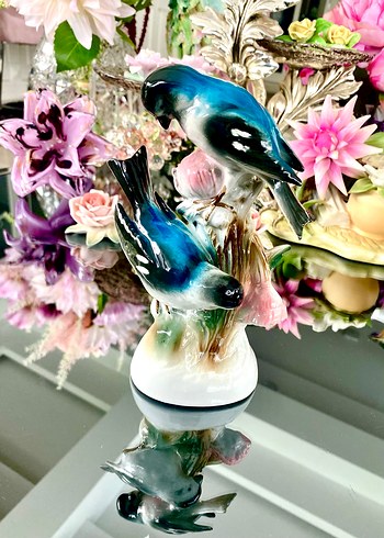 Lippelsdorf Çift Baştankara Kuş Biblo - Görsel 9