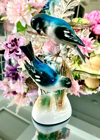 Lippelsdorf Çift Baştankara Kuş Biblo - Görsel 10