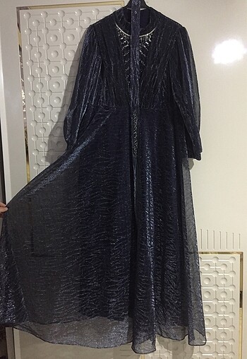 Hafif Taşlı Abiye - Görsel 7