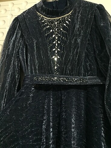 Hafif Taşlı Abiye - Görsel 6