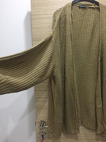 Düğmeli uzun hırka - Görsel 3