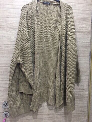 Düğmeli uzun hırka - Görsel 5