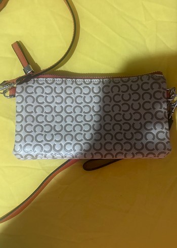 Kilitli Baskılı Kahverengi Kadın Çanta - Görsel 4