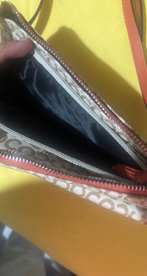 Kilitli Baskılı Kahverengi Kadın Çanta - Görsel 2