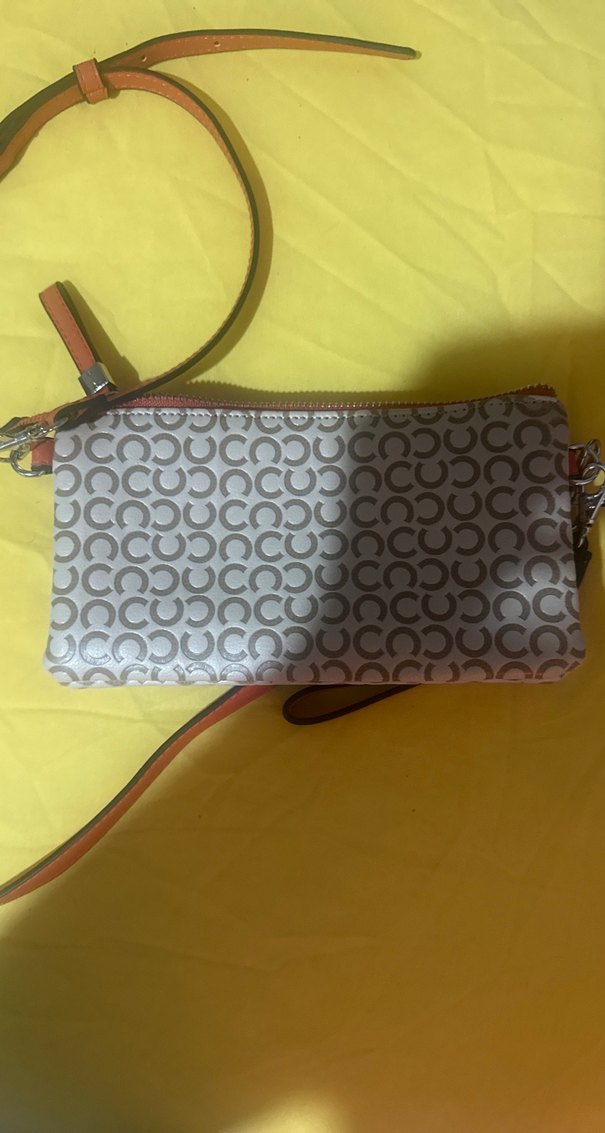 Kilitli Baskılı Kahverengi Kadın Çanta - Görsel 4