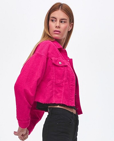 LTB KISA FİTİLLİ PEMBE CEKET