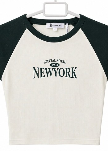 Koton Fitilli Raglan Kol Crop Ust