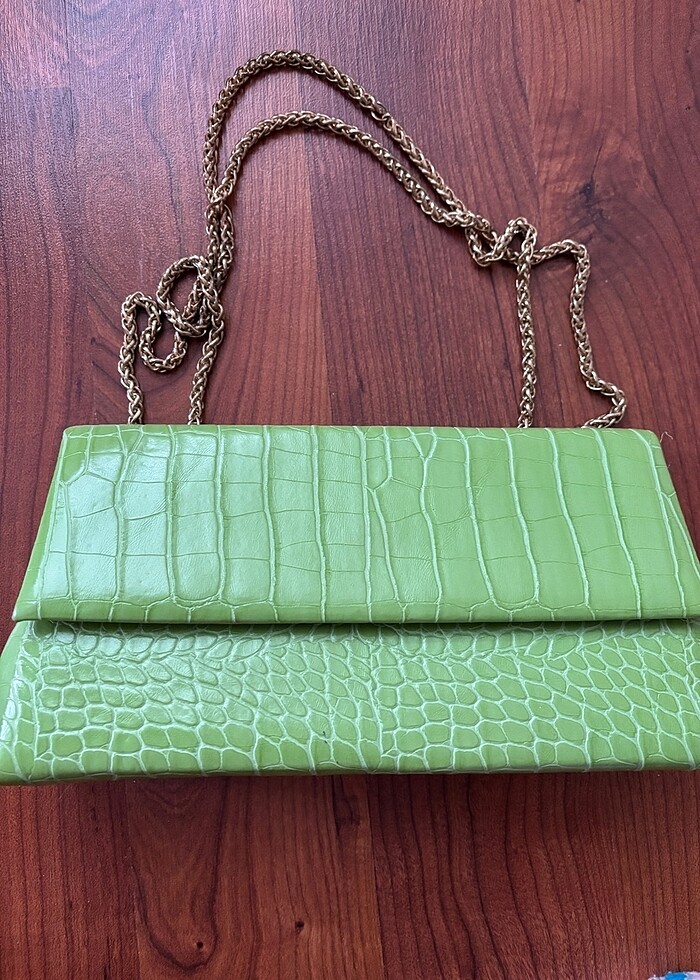 Yeşil renk canta - Görsel 4