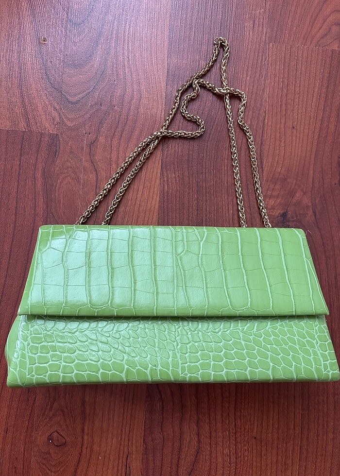 Yeşil renk canta - Görsel 5