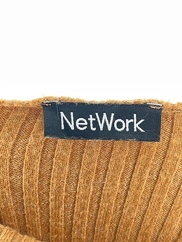 l Beden camel Renk Network Kazak / Triko %70 İndirimli.
