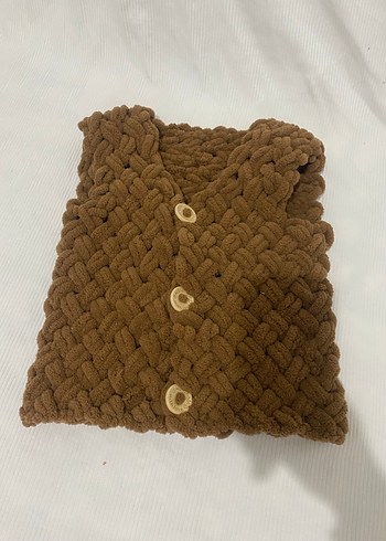 Gri Erkek Çocuk Örgü Süveter - Görsel 2