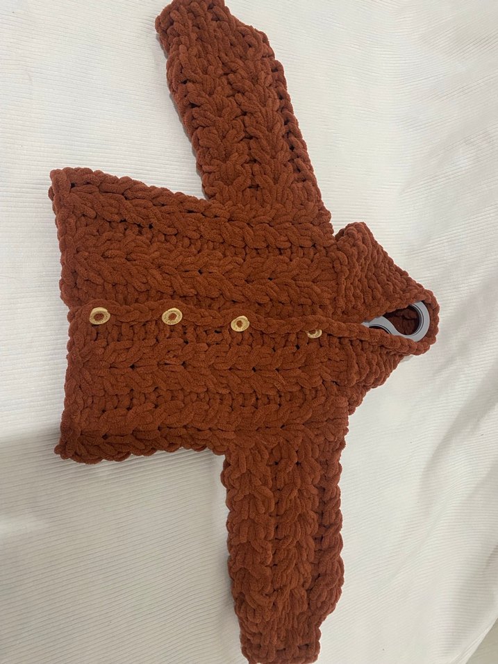 Kız Çocuk Örgü Bohem Hırka - Görsel 2