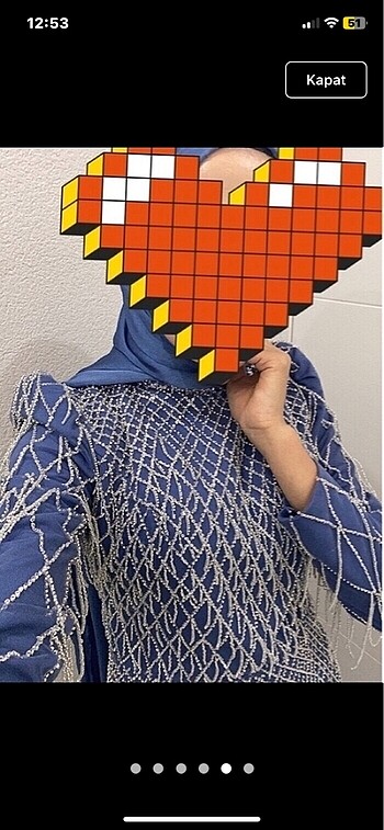 Satılık#tesettürabiye #manuka #melikeçengel - Görsel 5