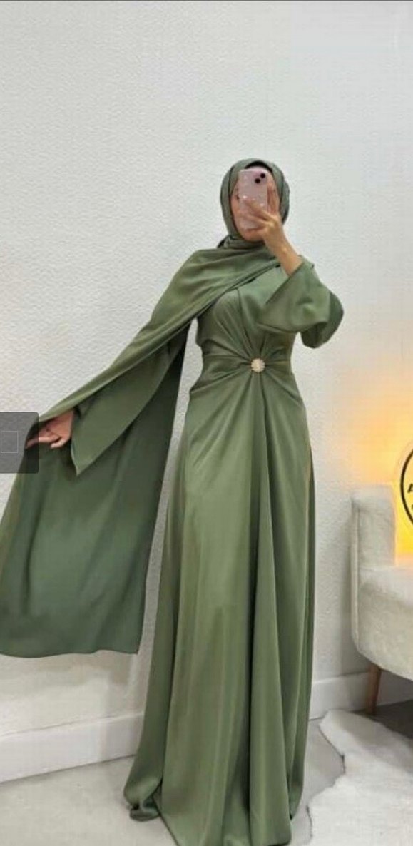 Satılık Kadın Sade Uzun Abiye Elbise #manuka #suud - Görsel 3