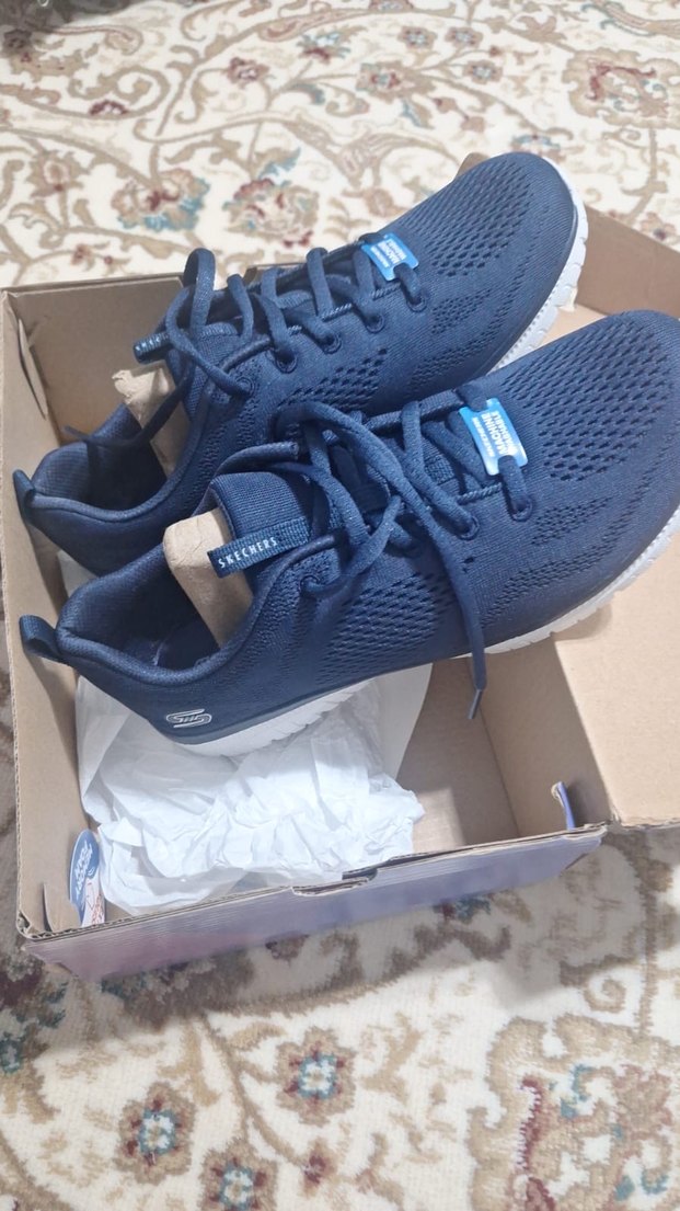 Mavi Skechers Kadın Spor Ayakkabı - Görsel 3