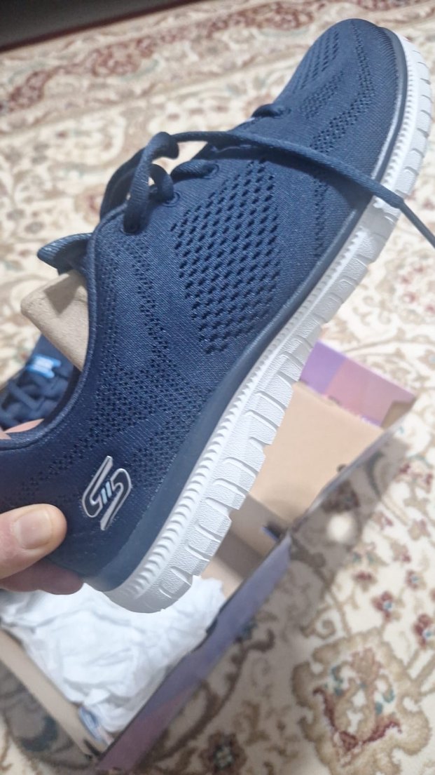 Mavi Skechers Kadın Spor Ayakkabı - Görsel 2