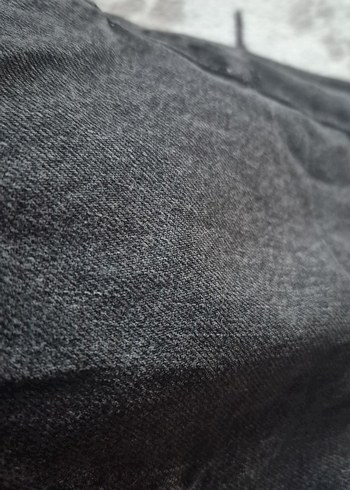 Kadın Gri Loose Fit Denim Jean - Görsel 3