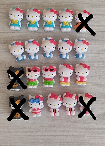  Hello kitty minyatür oyuncak 