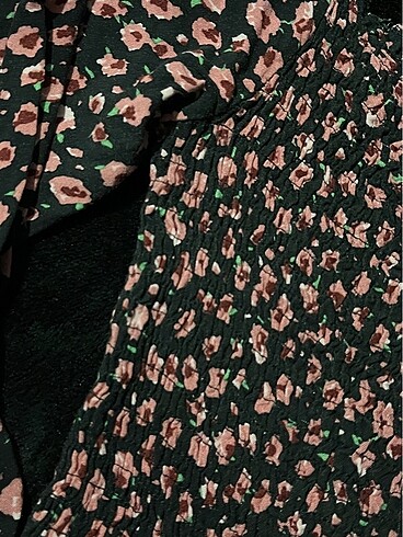 Happiness HAPPINESS çiçekli crop bluz