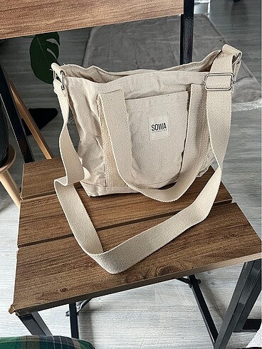SOWA astarlı canvas çanta