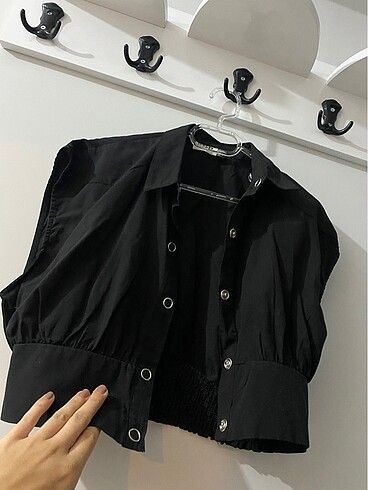 Koton Çıtçıtlı crop gömlek