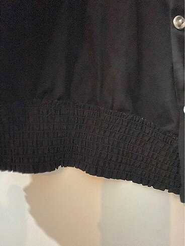 l Beden Çıtçıtlı crop gömlek
