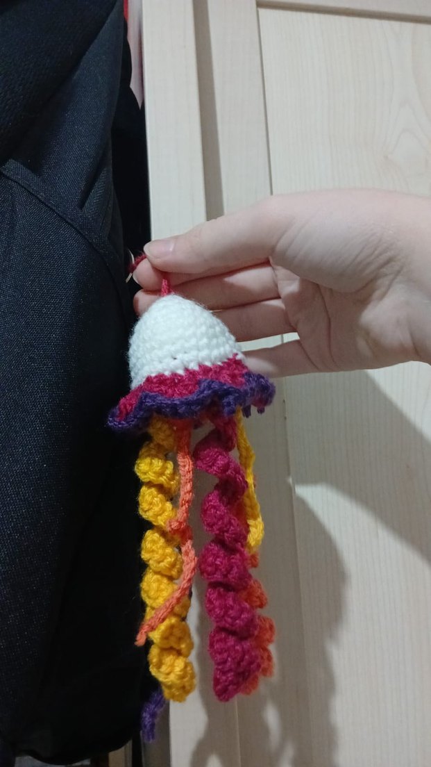 Renkli Püsküllü Bohem Anahtarlık - Görsel 2