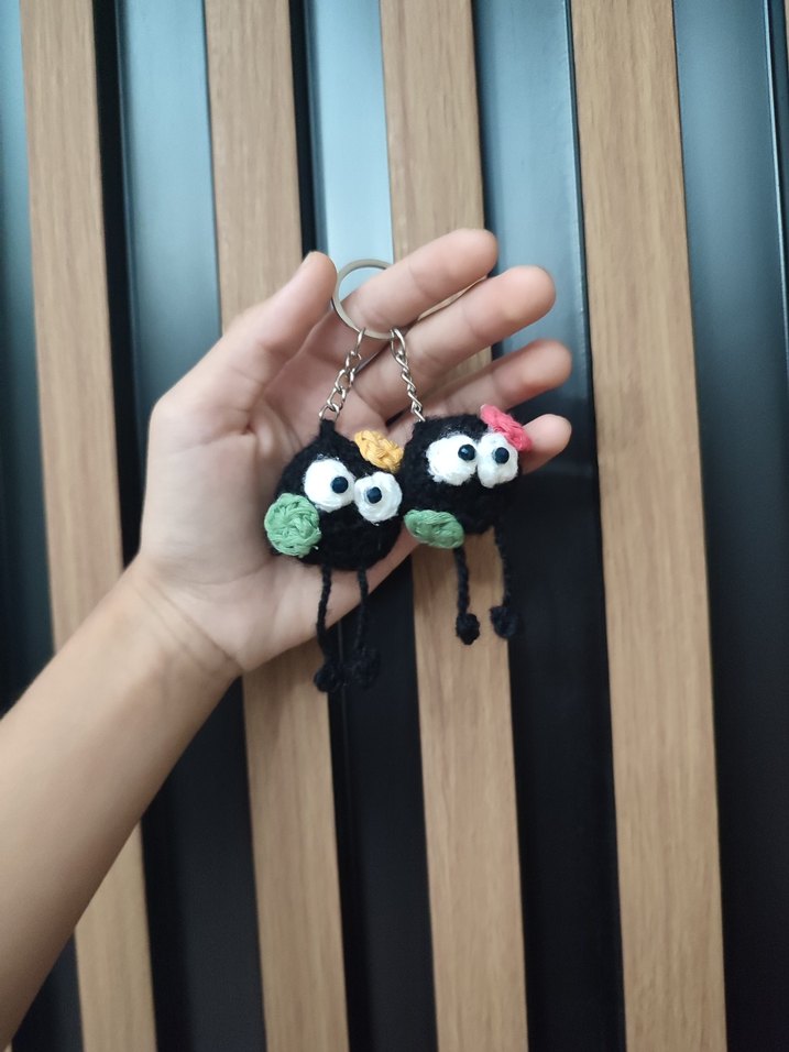 Renkli Püsküllü Kadın Anahtarlık - Görsel 3