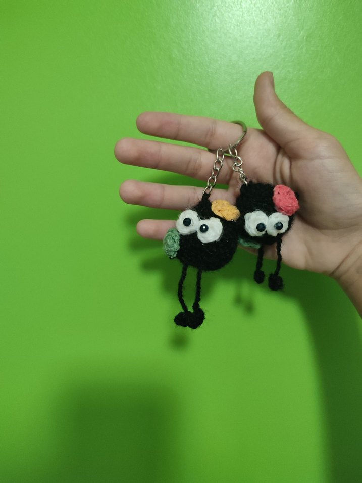 Renkli Püsküllü Kadın Anahtarlık - Görsel 2