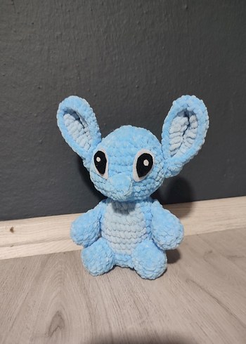 Pastel Mavi Peluş Oyuncak stich
