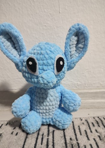  Beden Pastel Mavi Peluş Oyuncak stich