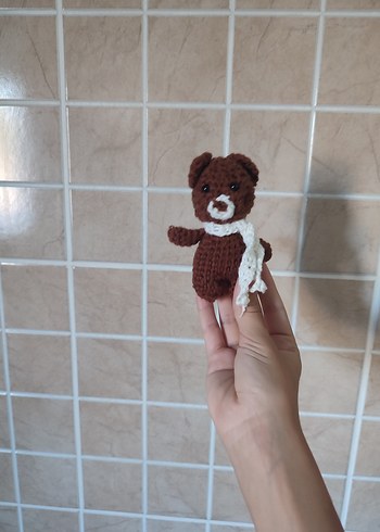 Kahverengi Örgü Peluş Ayıcık