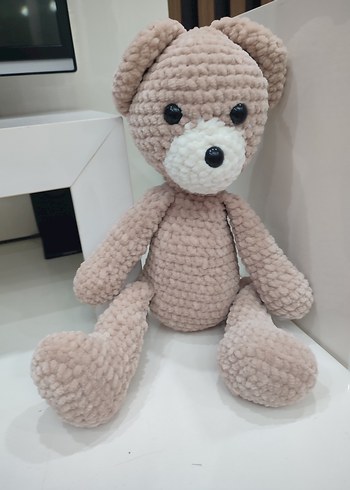Bej Peluş Ayıcık Oyuncak