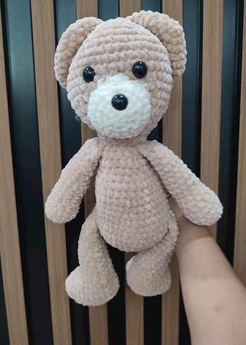  Beden Bej Peluş Ayıcık Oyuncak