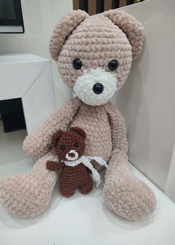  Beden Renk Bej Peluş Ayıcık Oyuncak